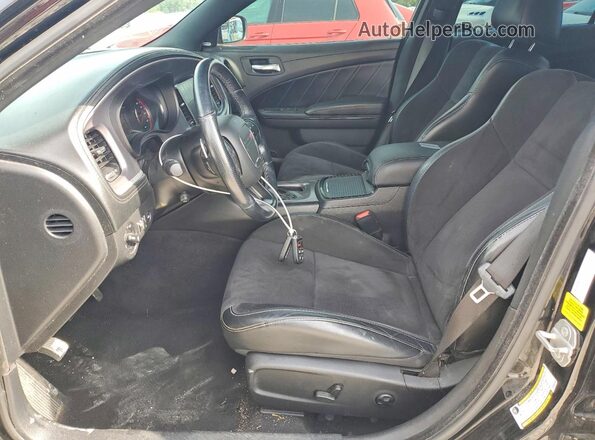 2C3CDXCT3MH682443 2021 DODGE CHARGER Black Widok wnętrza z przodu