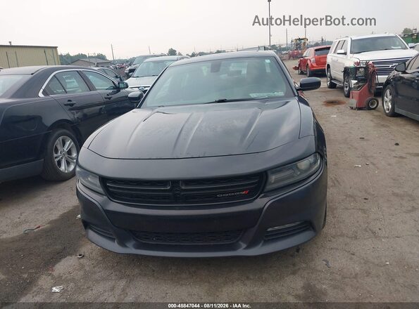 2C3CDXCT4GH222549 2016 DODGE CHARGER Black Widok zestawu wskaźników