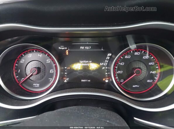 2C3CDXCT4GH222549 2016 DODGE CHARGER Black Widok tylnych siedzeń