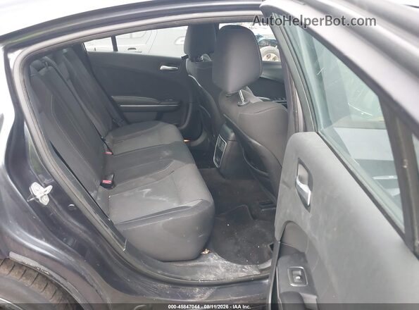 2C3CDXCT4GH222549 2016 DODGE CHARGER Black Widok naklejki z numerem VIN