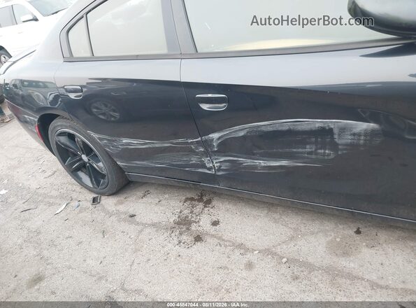 2C3CDXCT4GH222549 2016 DODGE CHARGER Black Widok z przodu