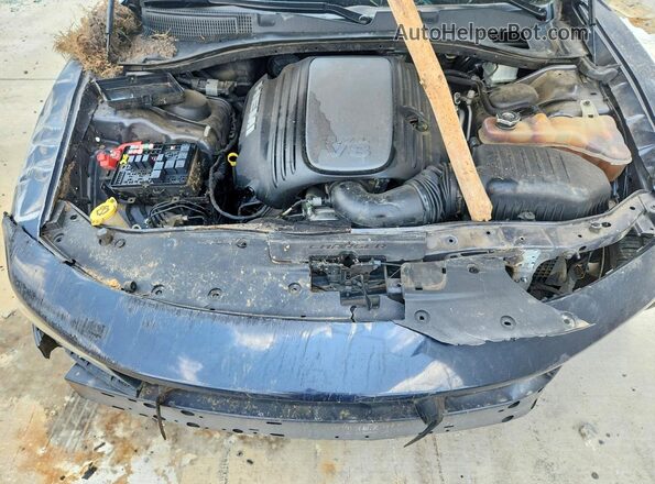 2C3CDXCT4HH596127 2017 DODGE CHARGER Black უკანა სალონის ხედი