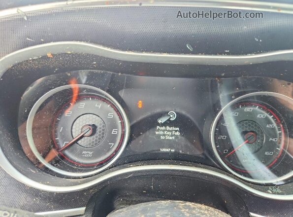 2C3CDXCT4HH596127 2017 DODGE CHARGER Black ხელსაწყოთა პანელის ხედი