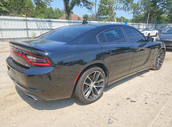 2C3CDXCT4HH628042 2017 DODGE CHARGER Black Tył prawy