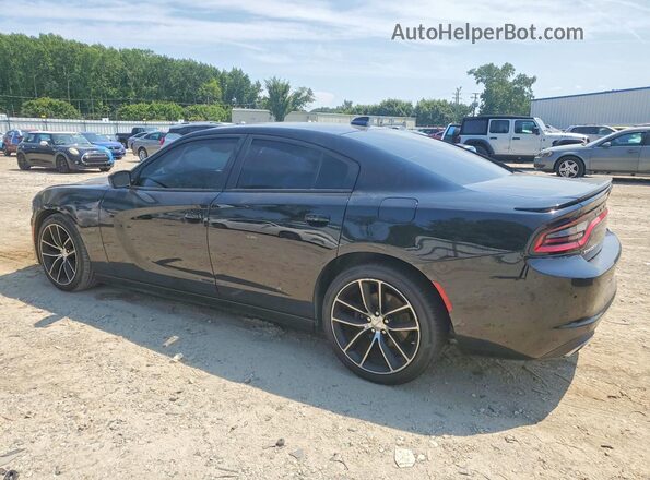 2C3CDXCT4HH628042 2017 DODGE CHARGER Black Tył lewy
