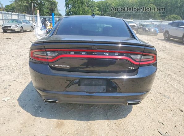 2C3CDXCT4HH628042 2017 DODGE CHARGER Black Widok z tyłu