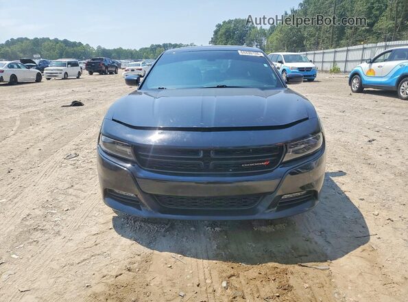 2C3CDXCT4HH628042 2017 DODGE CHARGER Black Widok z przodu
