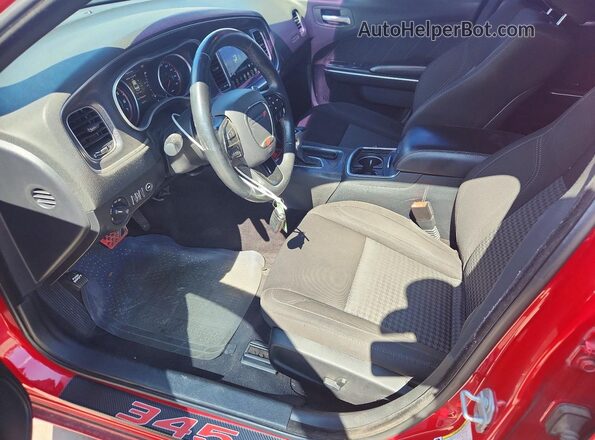 2C3CDXCT4HH634620 2017 DODGE CHARGER Red Front interior view