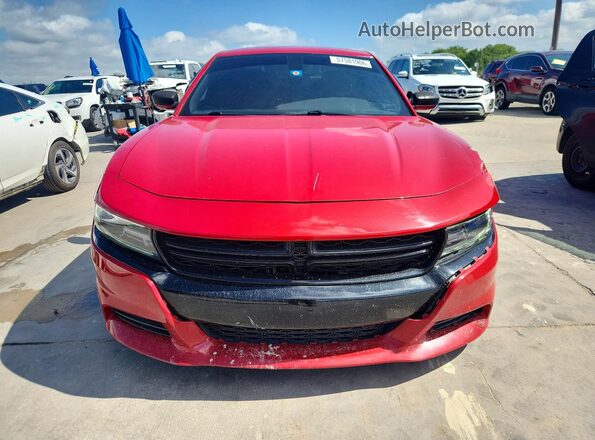 2C3CDXCT4HH634620 2017 DODGE CHARGER Red Front view