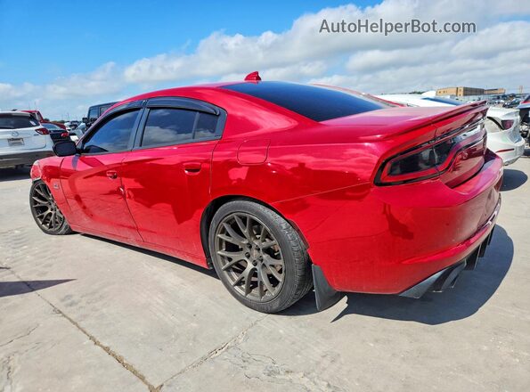 2C3CDXCT4HH634620 2017 DODGE CHARGER Red Rear left