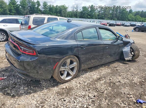 2C3CDXCT4HH641986 2017 DODGE CHARGER Black უკანა მარჯვენა