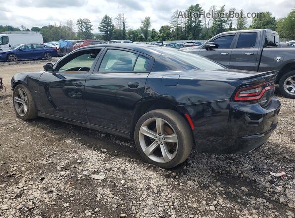 2C3CDXCT4HH641986 2017 DODGE CHARGER Black უკანა მარცხენა