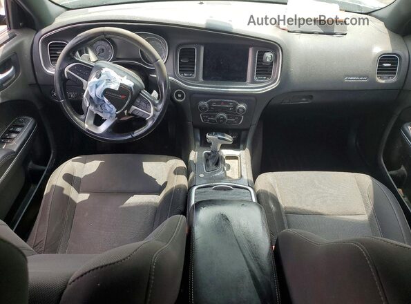 2C3CDXCT4HH641986 2017 DODGE CHARGER Black წინა პანელის ხედი