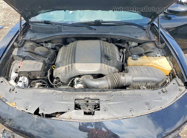 2C3CDXCT4HH641986 2017 DODGE CHARGER Black უკანა სალონის ხედი
