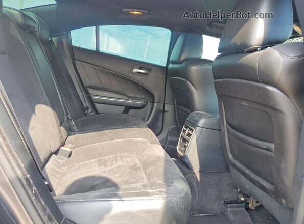 2C3CDXCT4JH163980 2018 DODGE CHARGER Gray Հետևի նստատեղերի տեսք