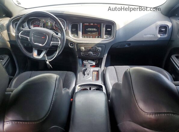 2C3CDXCT4JH163980 2018 DODGE CHARGER Gray Առջևի վահանակի տեսք