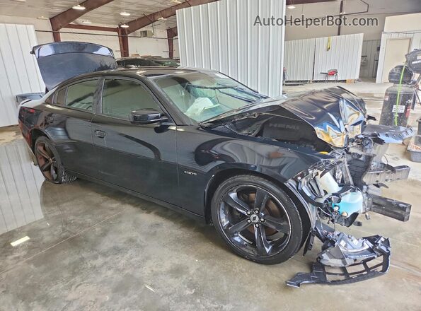 2C3CDXCT4JH233641 2018 DODGE CHARGER Черный Передняя правая четверть
