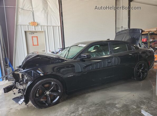 2C3CDXCT4JH233641 2018 DODGE CHARGER Черный Панорамный вид салона 360°