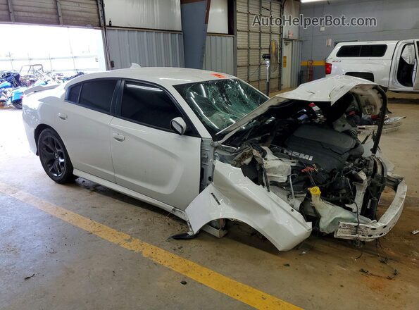 2C3CDXCT4KH513142 2019 DODGE CHARGER Белый Передняя правая четверть
