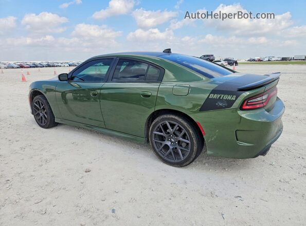 2C3CDXCT4KH540938 2019 DODGE CHARGER Green Задня ліва чверть