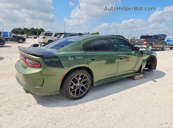 2C3CDXCT4KH540938 2019 DODGE CHARGER Green Задня права чверть