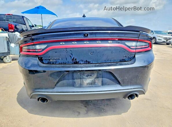 2C3CDXCT4KH588665 2019 DODGE CHARGER Black Vista trasera