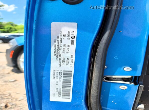 2C3CDXCT4KH662909 2019 DODGE CHARGER Blue Widok komory silnika