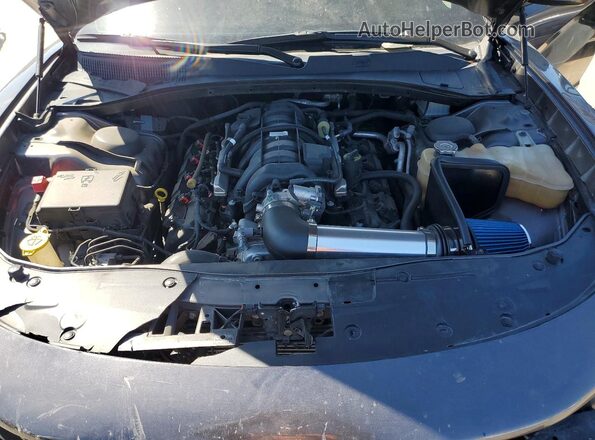 2C3CDXCT4KH738161 2019 DODGE CHARGER Gray Widok wnętrza z tyłu