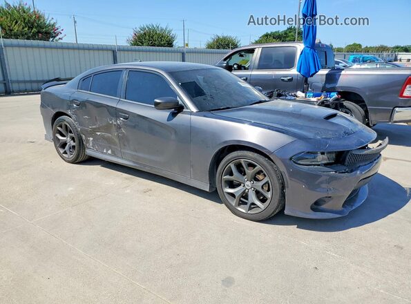 2C3CDXCT4KH738161 2019 DODGE CHARGER Gray Przód prawy