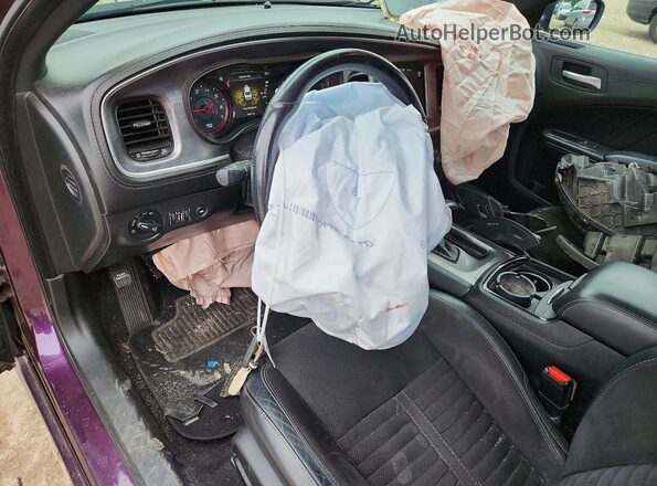 2C3CDXCT4LH154179 2020 DODGE CHARGER Purple Vista del salpicadero