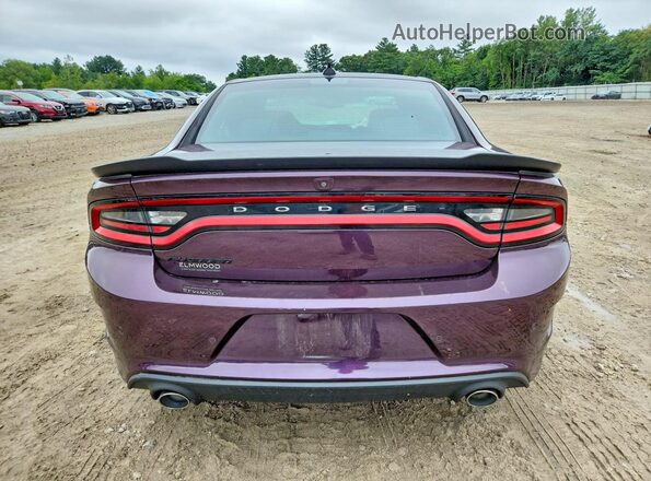 2C3CDXCT4LH154179 2020 DODGE CHARGER Purple Vista trasera