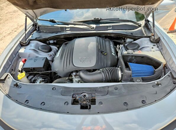 2C3CDXCT4LH223968 2020 DODGE CHARGER Серый Вид задней части салона