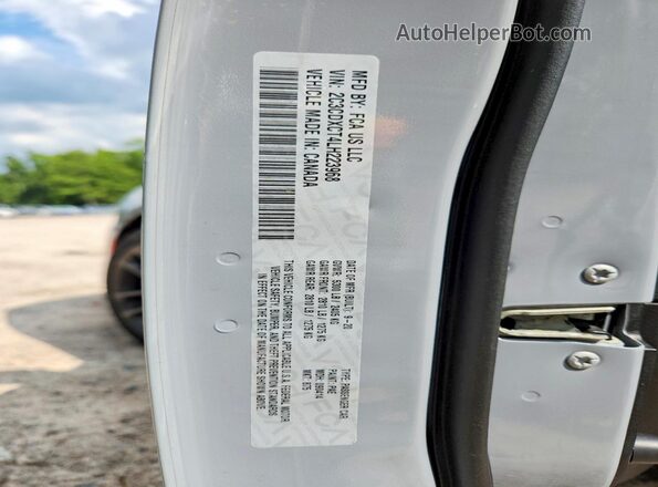 2C3CDXCT4LH223968 2020 DODGE CHARGER Серый Вид подкапотного пространства