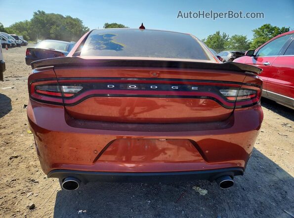 2C3CDXCT4MH514584 2021 DODGE CHARGER Orange Vista trasera