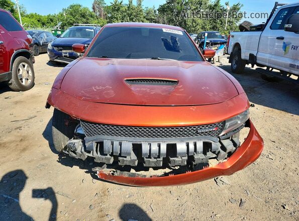 2C3CDXCT4MH514584 2021 DODGE CHARGER Orange Vista frontal