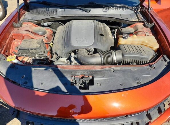 2C3CDXCT4MH514584 2021 DODGE CHARGER Orange Vista interior trasera