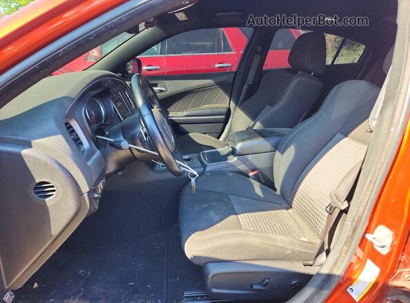 2C3CDXCT4MH514584 2021 DODGE CHARGER Orange Vista interior delantera