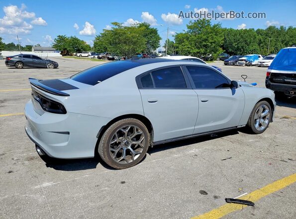 2C3CDXCT4MH645272 2021 DODGE CHARGER Gray Trasero derecho