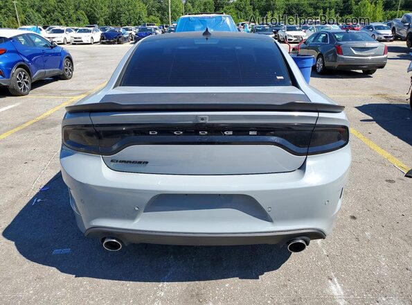 2C3CDXCT4MH645272 2021 DODGE CHARGER Gray Vista trasera