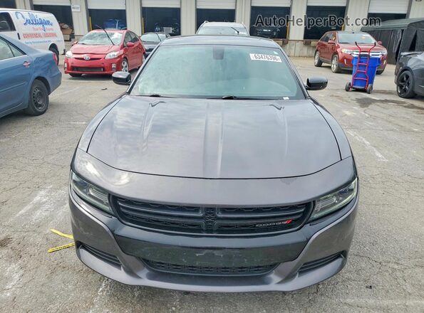 2C3CDXCT5GH237562 2016 DODGE CHARGER Gray Widok z przodu