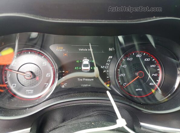 2C3CDXCT5GH237562 2016 DODGE CHARGER Gray Widok zestawu wskaźników