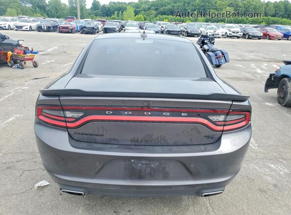 2C3CDXCT5GH237562 2016 DODGE CHARGER Gray Widok z tyłu