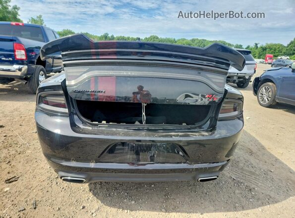 2C3CDXCT5GH285482 2016 DODGE CHARGER Black უკანა ხედი