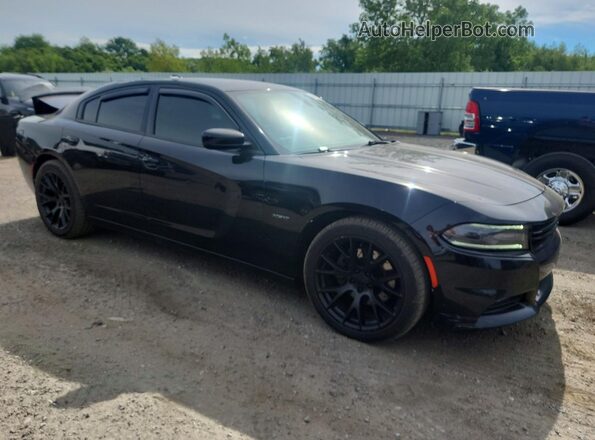2C3CDXCT5GH285482 2016 DODGE CHARGER Black წინა მარჯვენა