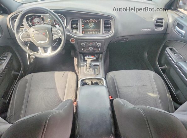 2C3CDXCT5GH285482 2016 DODGE CHARGER Black წინა პანელის ხედი