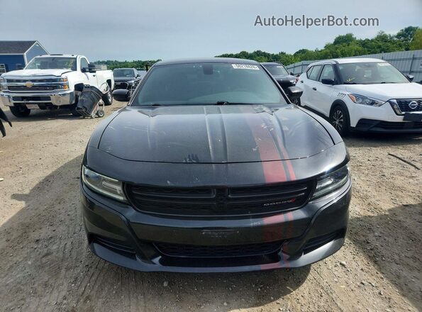 2C3CDXCT5GH285482 2016 DODGE CHARGER Black წინა ხედი