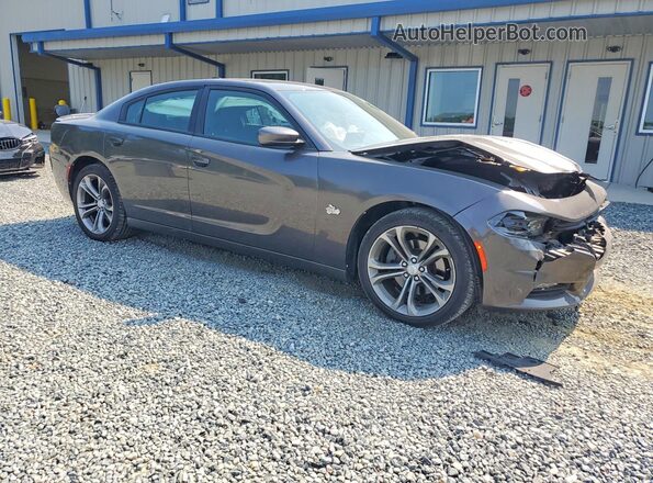 2C3CDXCT5JH260377 2018 DODGE CHARGER Серый Передняя правая четверть
