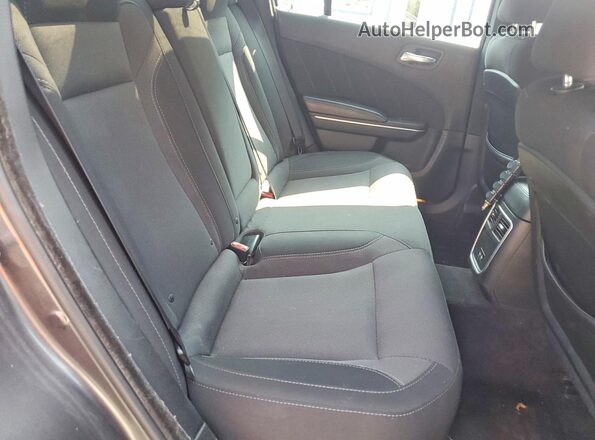 2C3CDXCT5JH260377 2018 DODGE CHARGER Серый Вид задних сидений