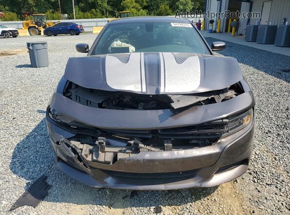 2C3CDXCT5JH260377 2018 DODGE CHARGER Серый Вид спереди