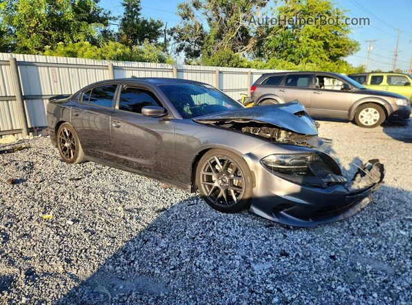 2C3CDXCT5KH540754 2019 DODGE CHARGER Gray Передня права чверть